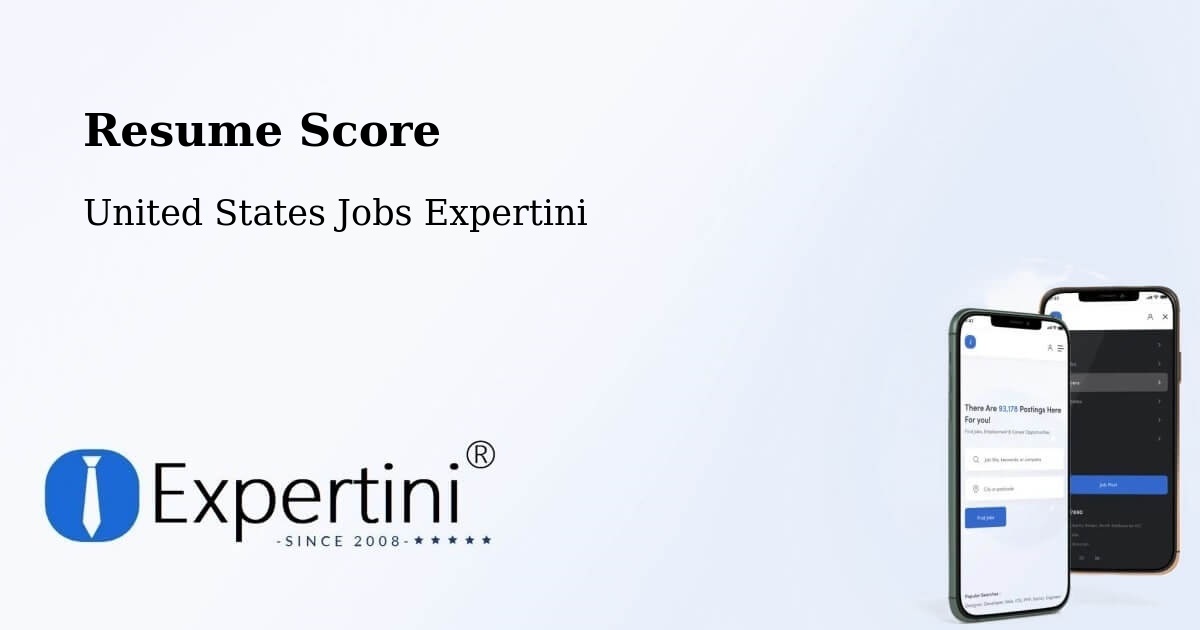 Resume Score & Job Description Match Tool – Flushing - United States Jobs Expertini